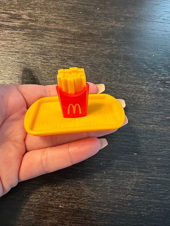 McDonald's Other - McDonald's Red Fries Toy with Yellow Tray
